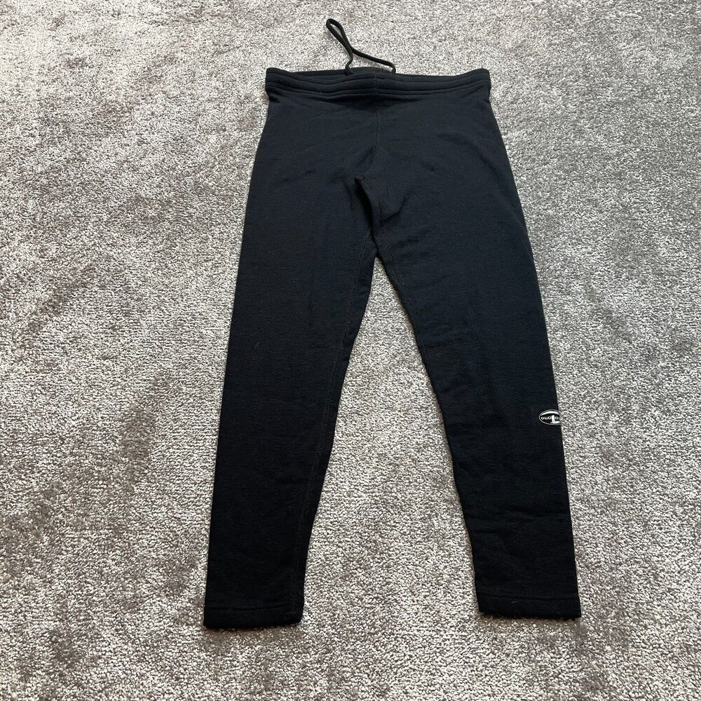 Duofold Base Layer Sweatpants Thermal Drawstring Boys XL Black Ski Hunting Warm